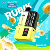 Buy bulk wholesale Hayati Rubik 7000 Puffs Disposable Vape Kit Pack of 5 Banana Ice